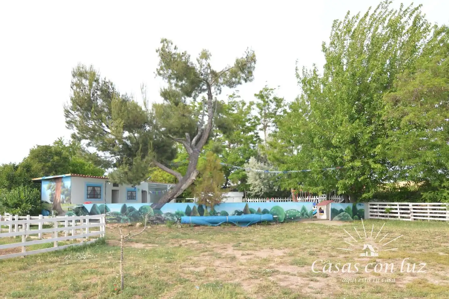 Jardí de Finca rústica en venda en Zaragoza amb Jardí privat i Piscina