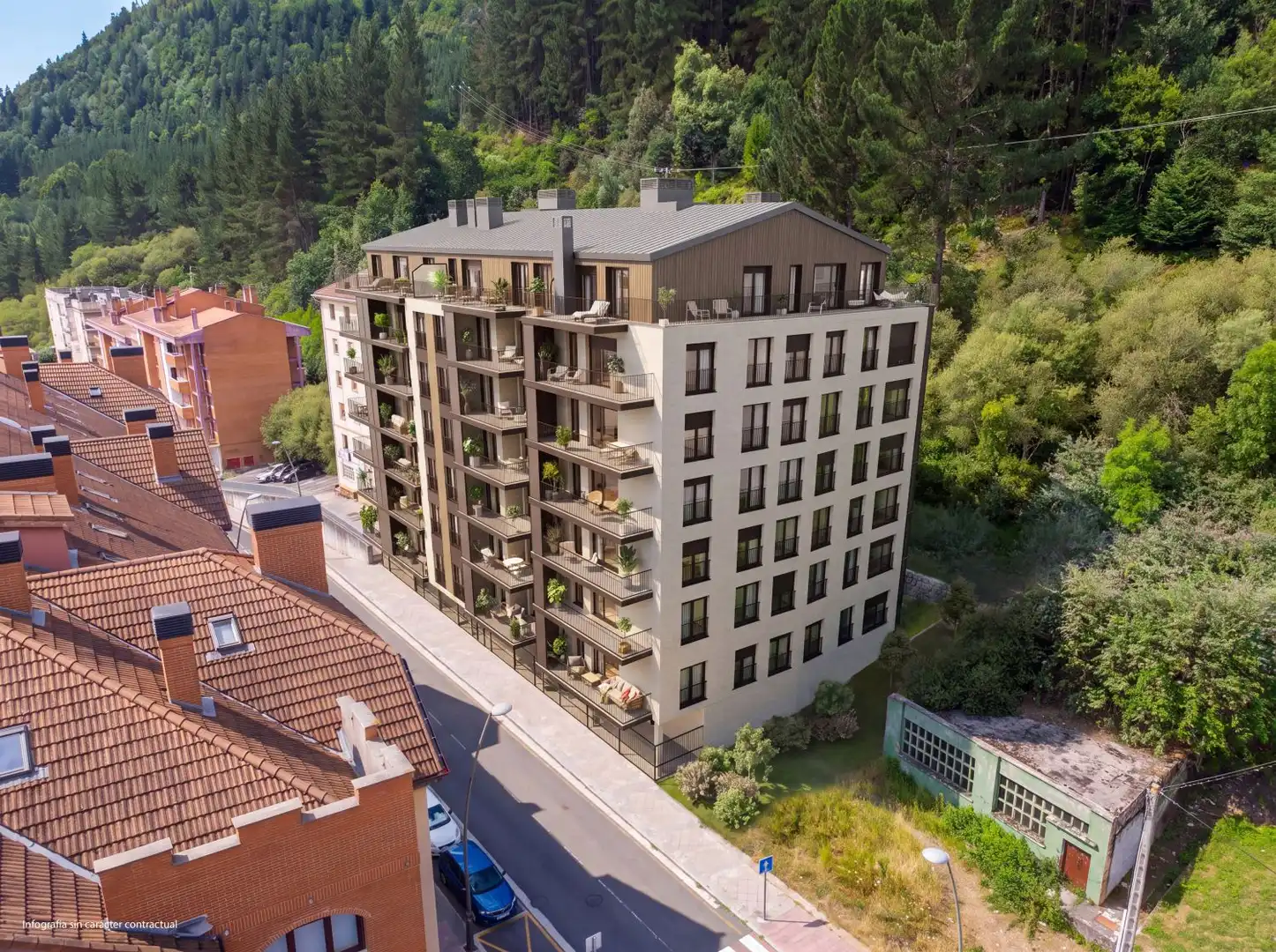 Vista exterior de Piso en venta en Balmaseda con Terraza y Trastero