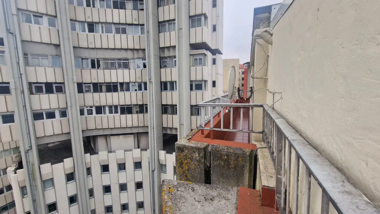 Balcony of Attic for rent in A Coruña Capital   with Heating, Parquet flooring and Terrace