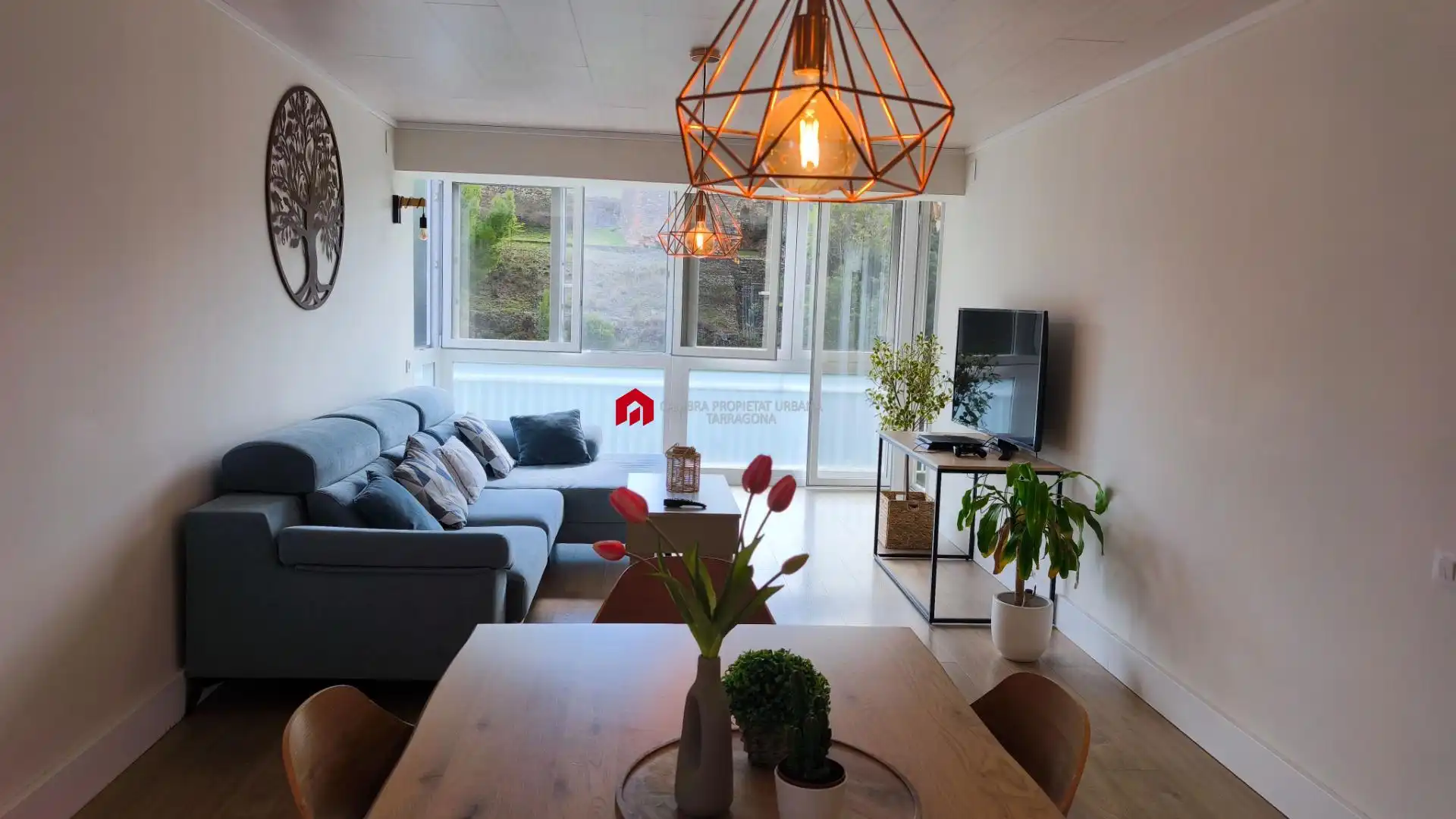 Sala de estar de Piso en venta en Centre