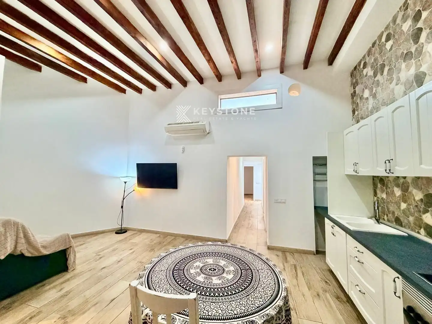 Sala de estar de Piso en venta en  Palma de Mallorca con Aire acondicionado y Terraza