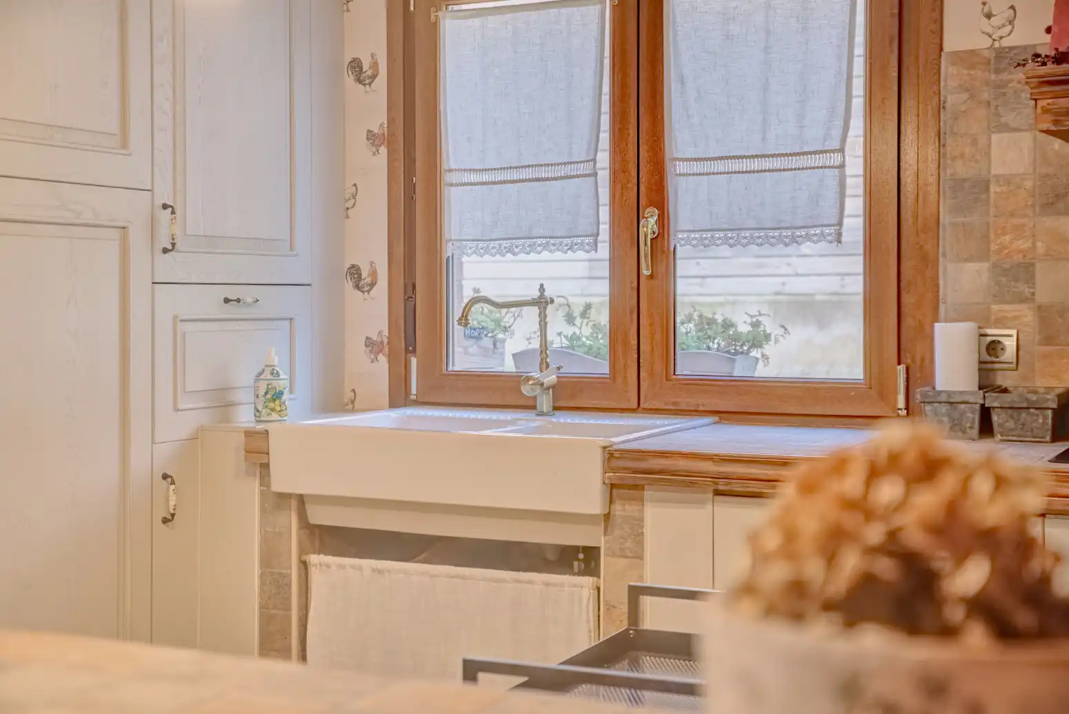 Cocina de Casa o chalet en venta en Orkoien con Calefacción, Parquet y Terraza