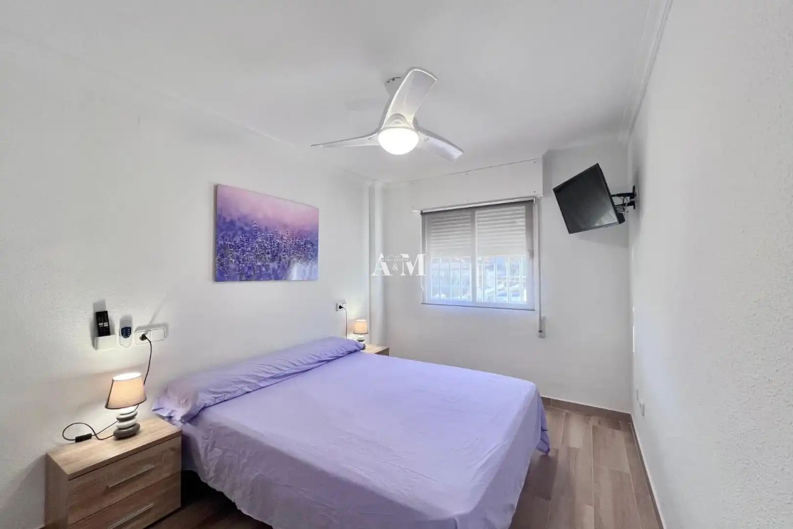 Schlafzimmer von Haus oder Chalet zur Miete in Torrevieja mit Klimaanlage, Heizung und Parkett