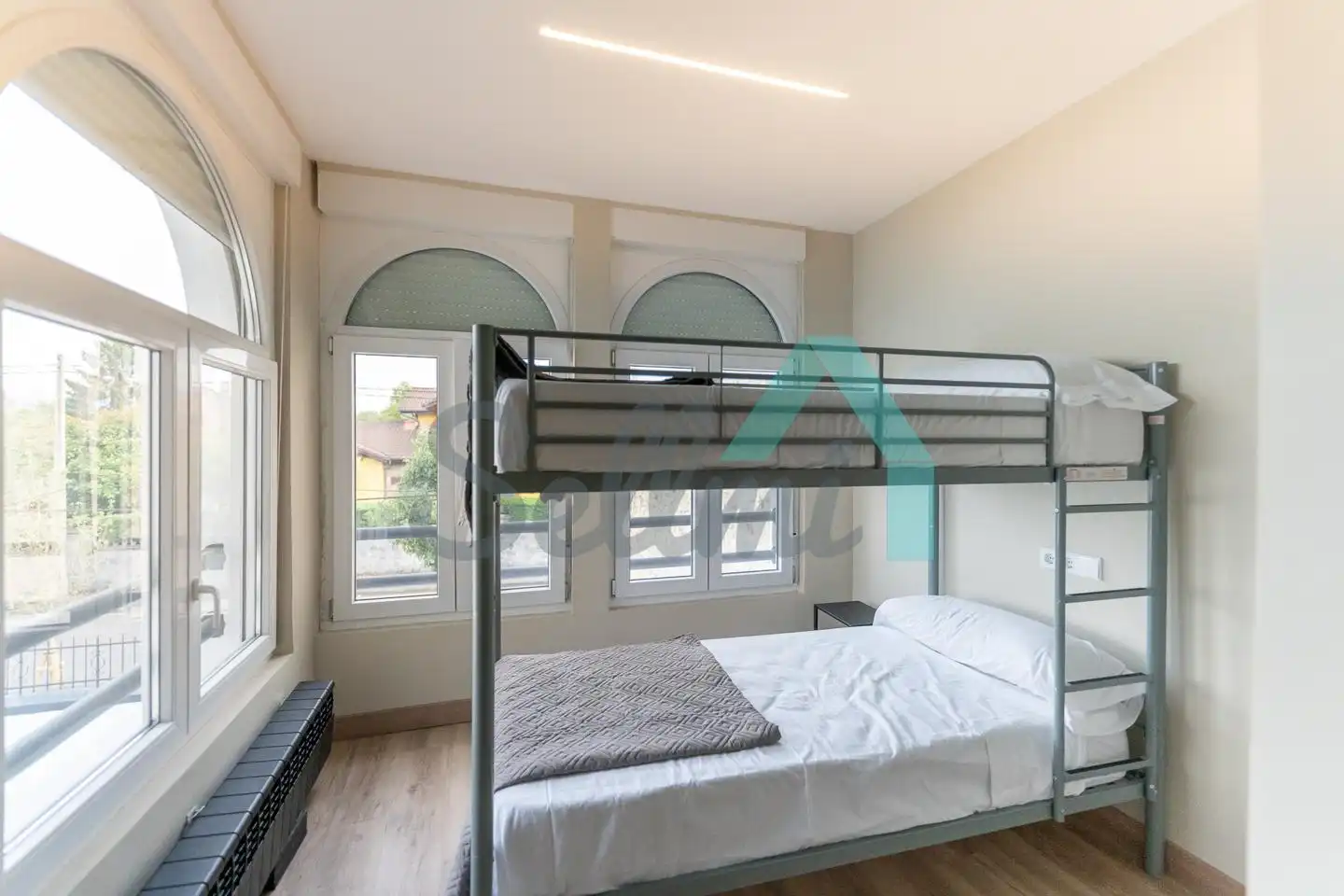 Bedroom of Houses for rent in Gijón   with Heating, Private garden and Terrace