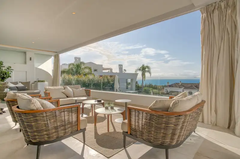 Terrassa de Apartament en venda en Marbella amb Aire condicionat, Calefacció i Jardí privat