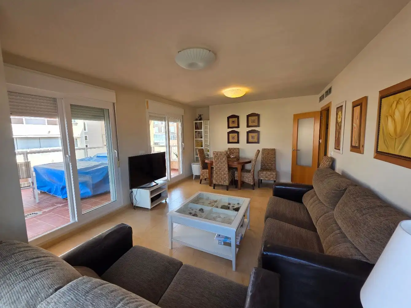 Sala de estar de Ático en venta en San Javier con Aire acondicionado, Amueblado y Balcón