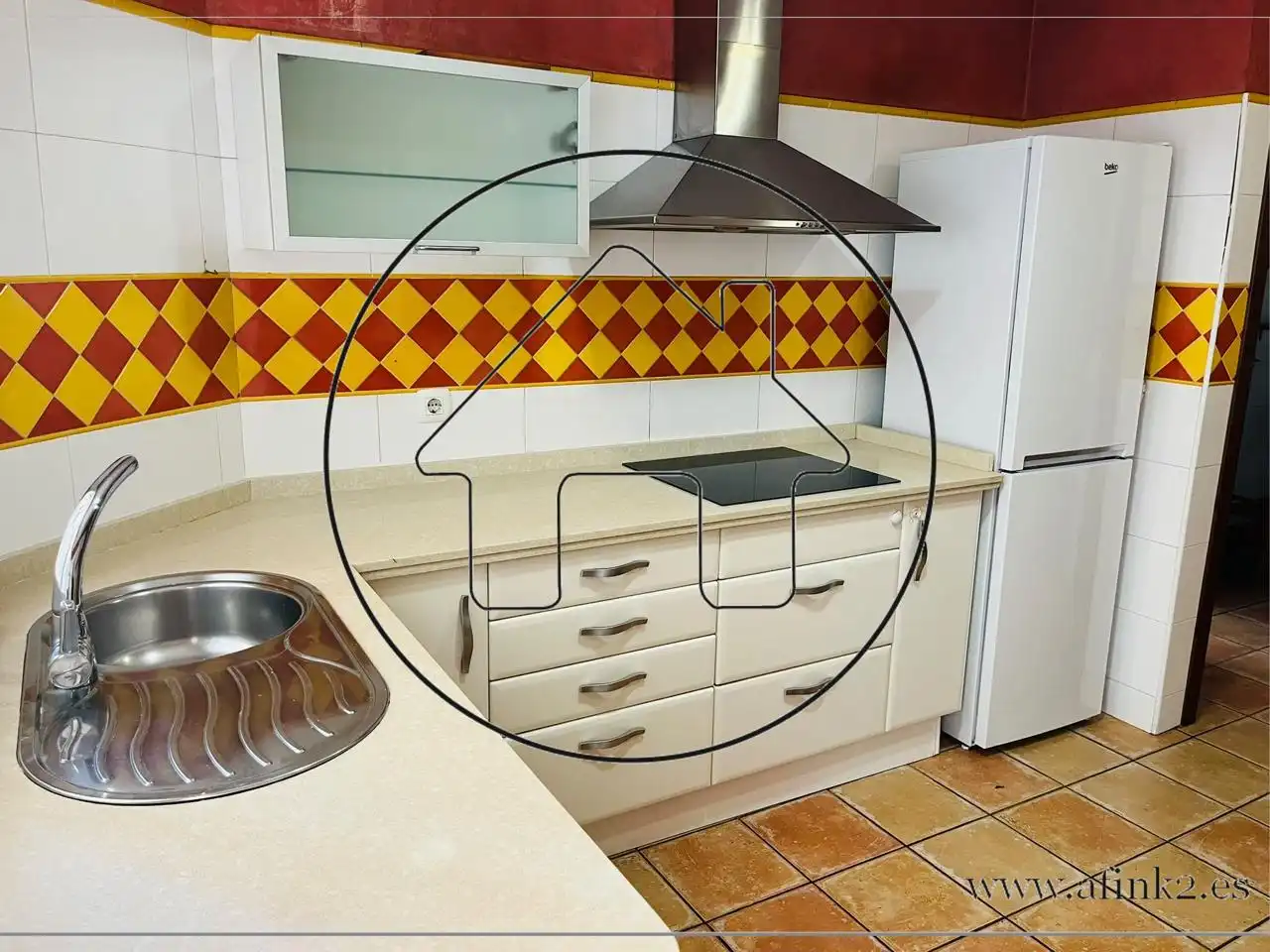 Kitchen of Houses for sale in Aljaraque  with Air Conditioner and Terrace