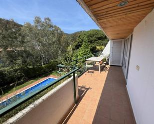 Jardí de Dúplex en venda en Santa Cristina d'Aro amb Terrassa, Piscina i Balcó