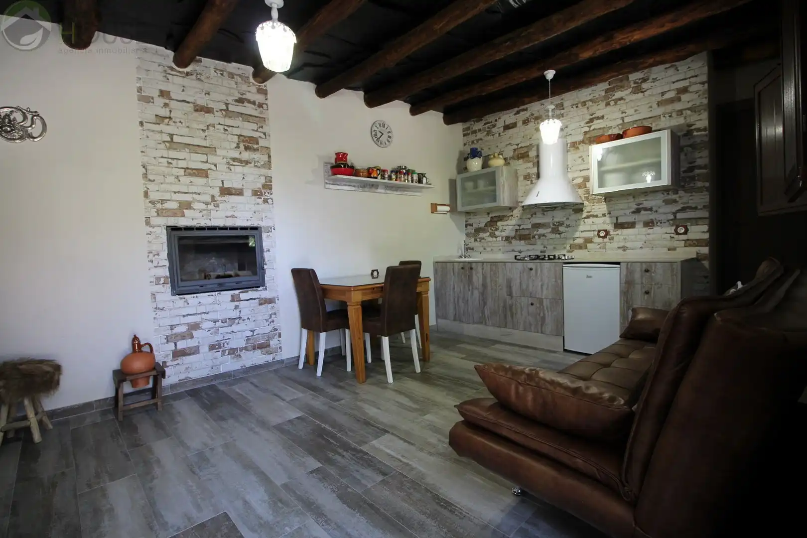 Sala d'estar de Finca rústica en venda en La Taha amb Terrassa i Moblat