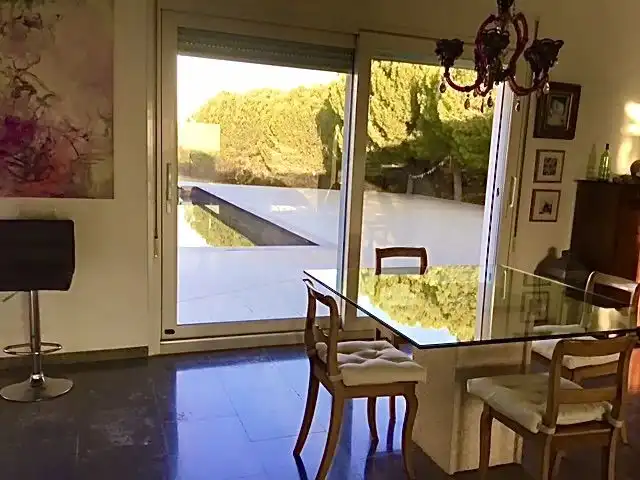 Menjador de Casa o xalet en venda en Alburquerque amb Calefacció i Piscina