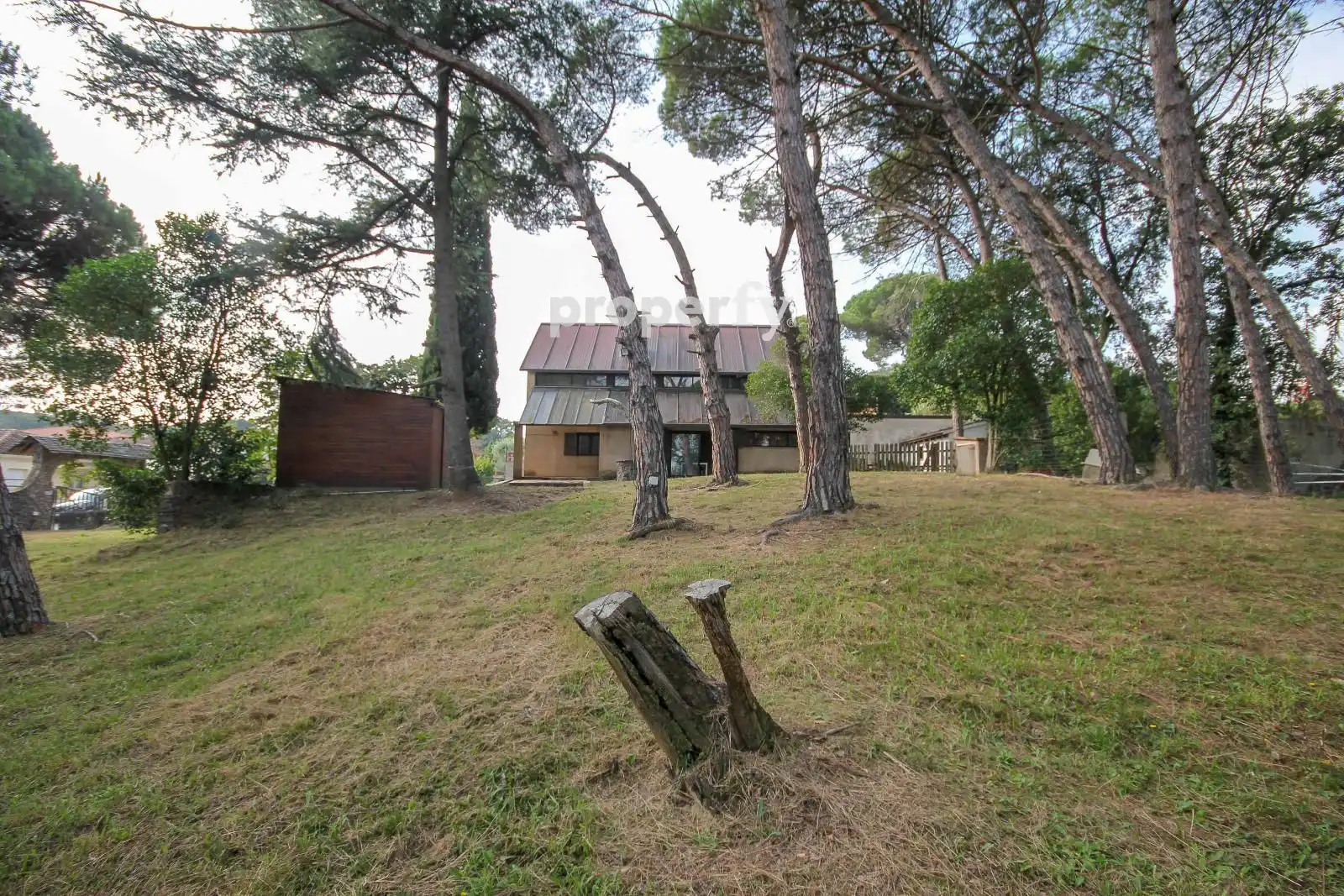 Garden of Houses for sale in Caldes de Malavella  with Heating, Private garden and Parquet flooring