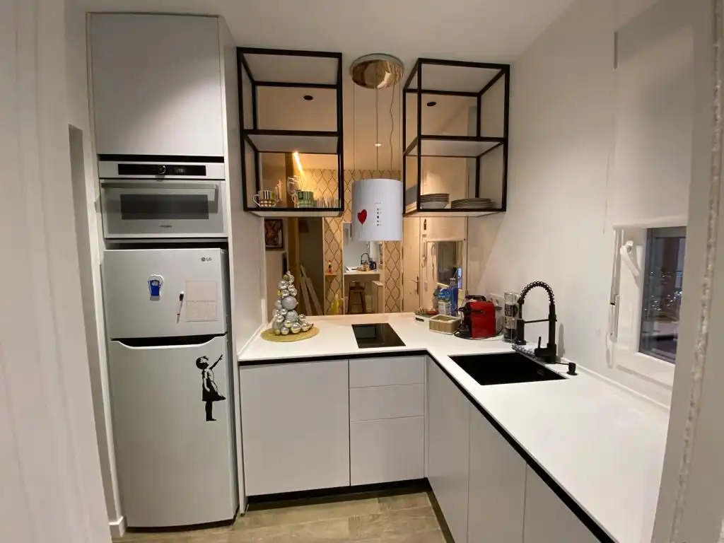 Küche von Wohnung zur Miete in Madrid mit Klimaanlage, Heizung und Möbliert