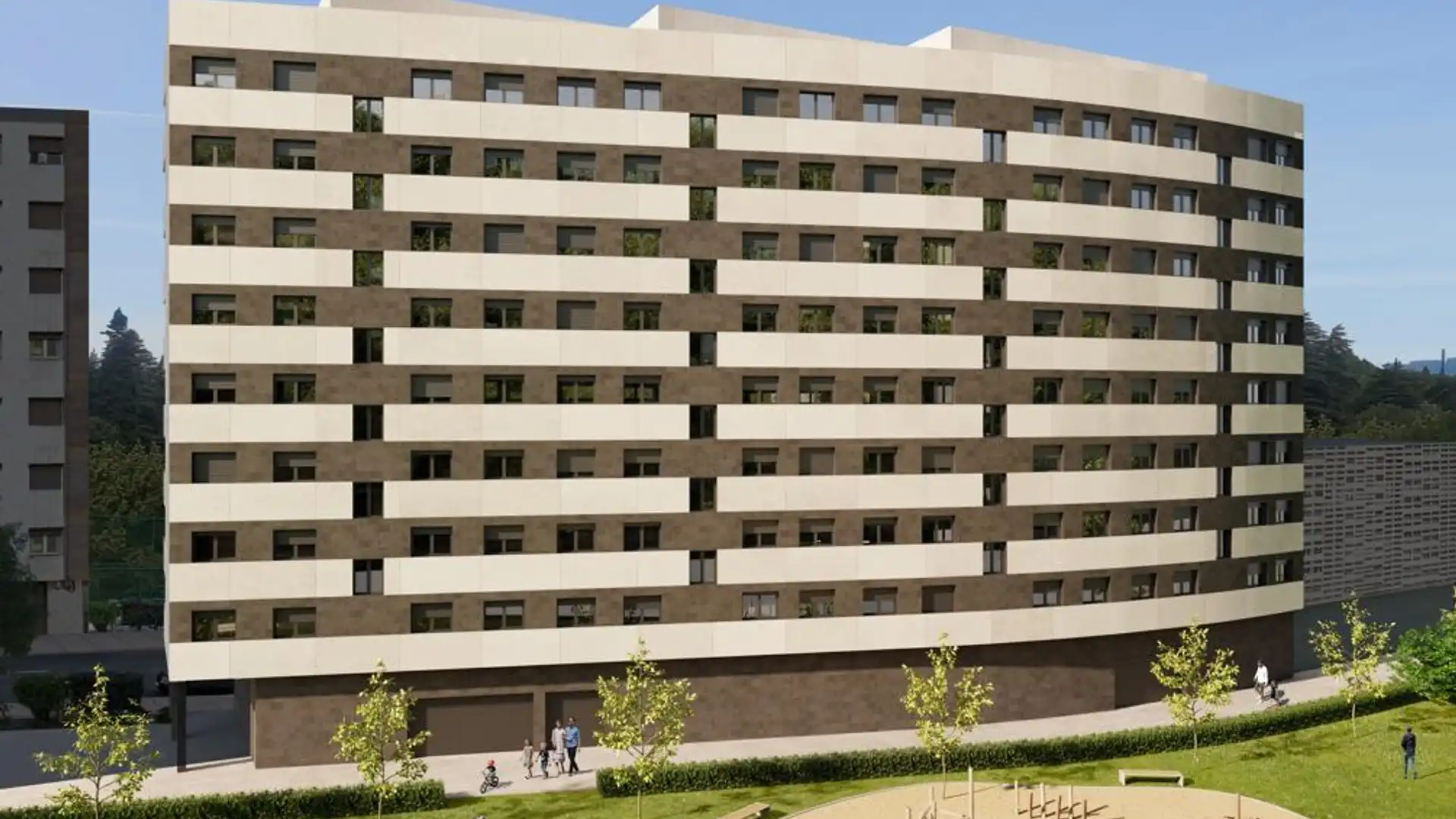 Vista exterior de Piso en venta en Ermua con Terraza