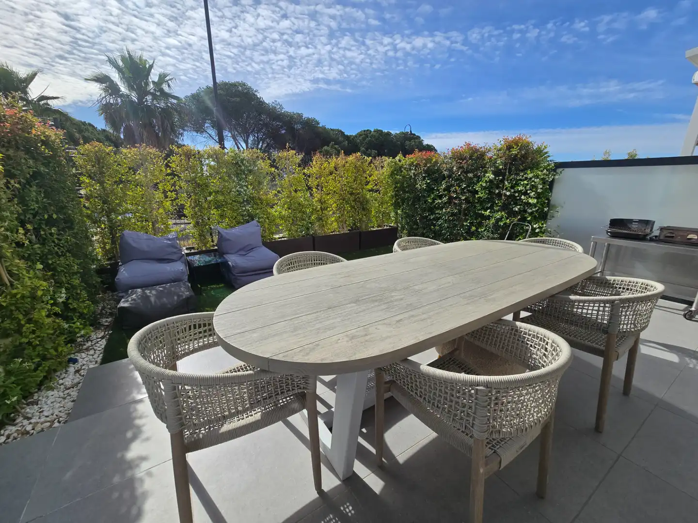 Terrassa de Casa adosada en venda en Mijas amb Aire condicionat, Jardí privat i Terrassa
