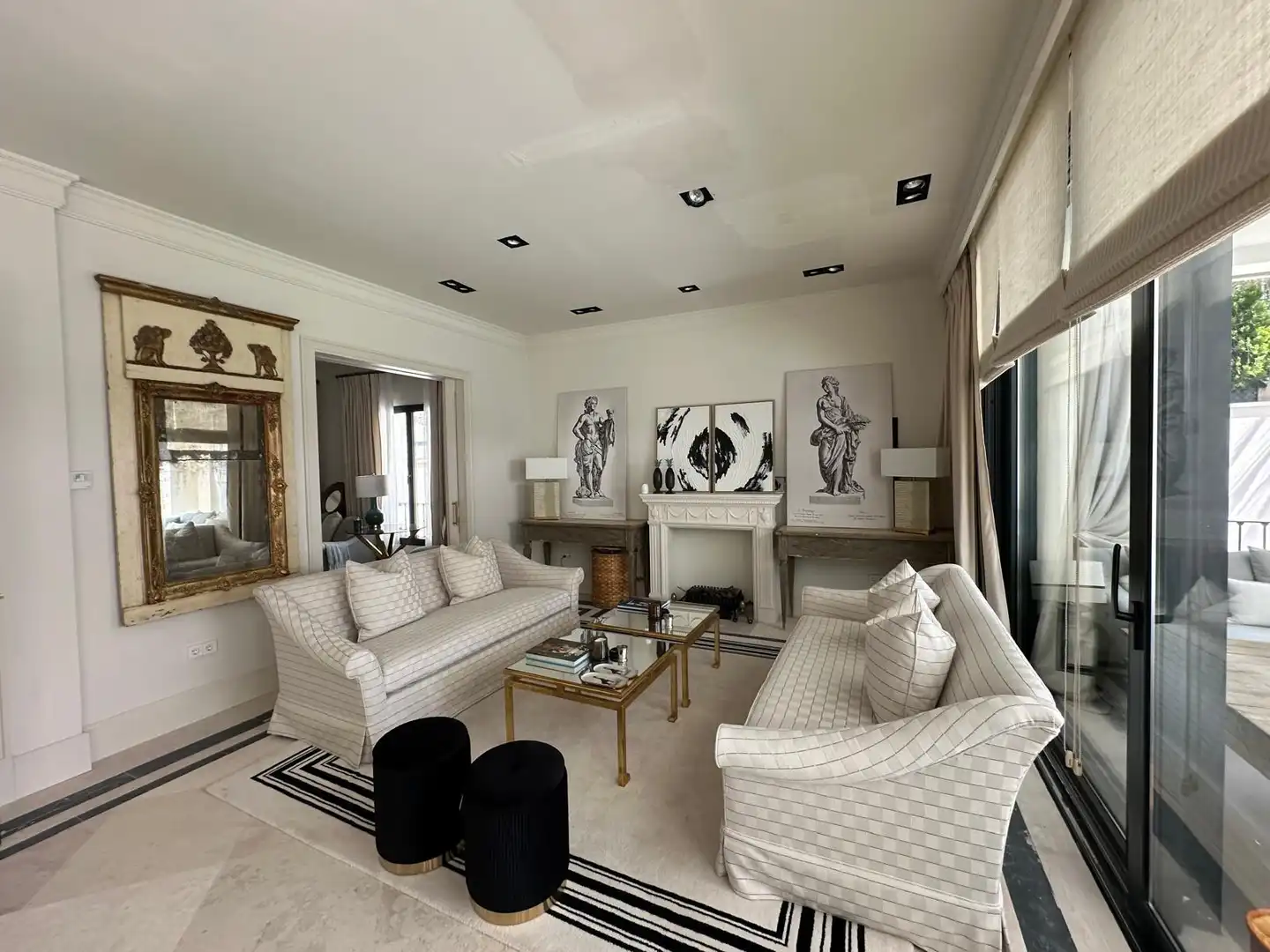 Wohnzimmer von Haus oder Chalet zur Miete in Madrid mit Klimaanlage, Heizung und Privatgarten