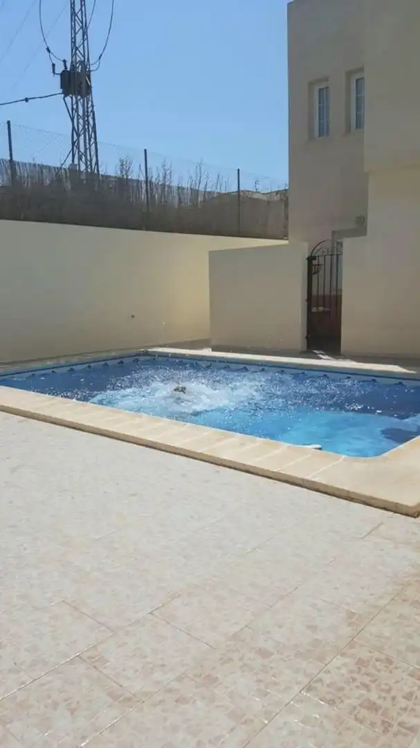 Piscina de Casa adosada en venda en Antas amb Aire condicionat, Terrassa i Piscina