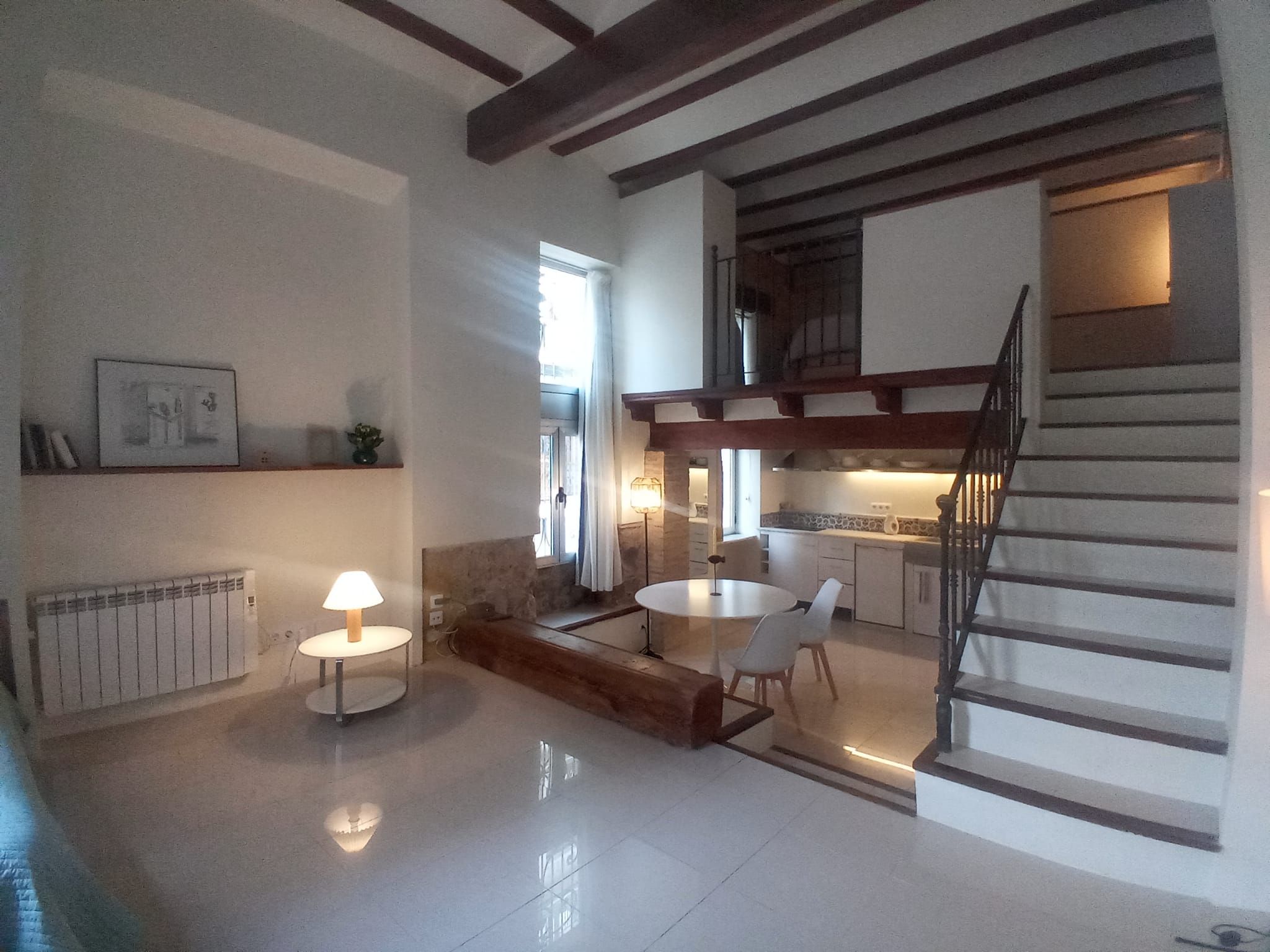 Living room of Apartment to rent in  Valencia Capital  with Air Conditioner, Heating and Parquet flooring