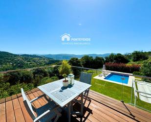 Terrassa de Casa o xalet en venda en Vilaboa amb Aire condicionat, Terrassa i Piscina