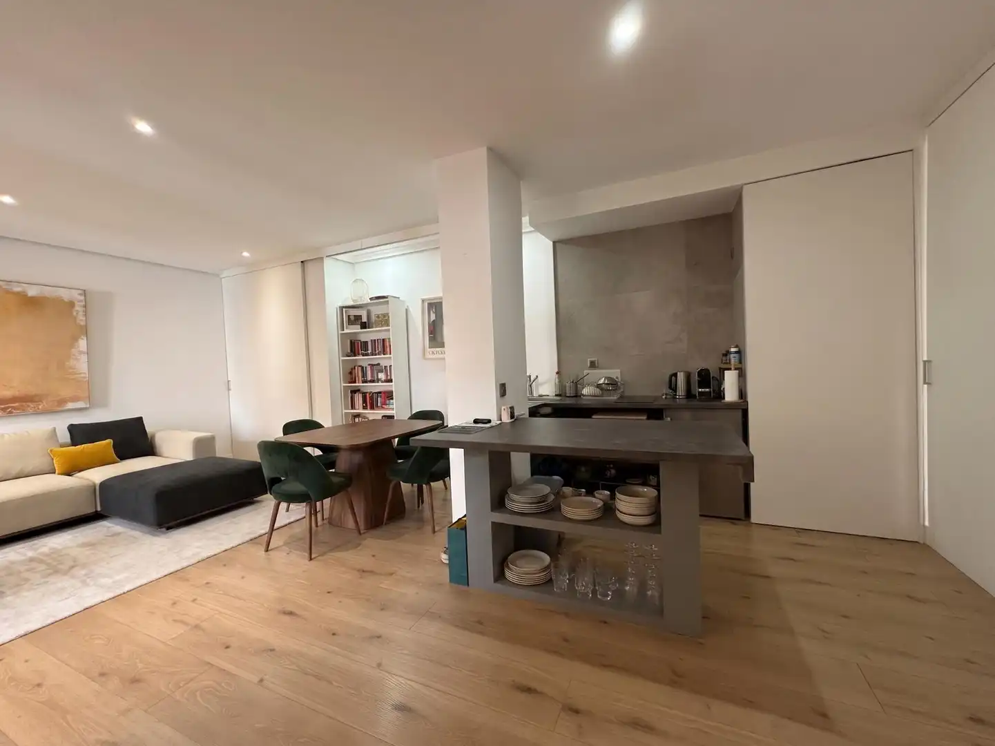 Cocina de Piso de alquiler en Madrid con Aire acondicionado, Calefacción y Balcón