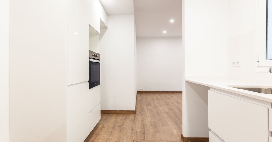 Cuina de Pis de lloguer en Fuengirola amb Aire condicionat, Es permeten mascotes i Internet