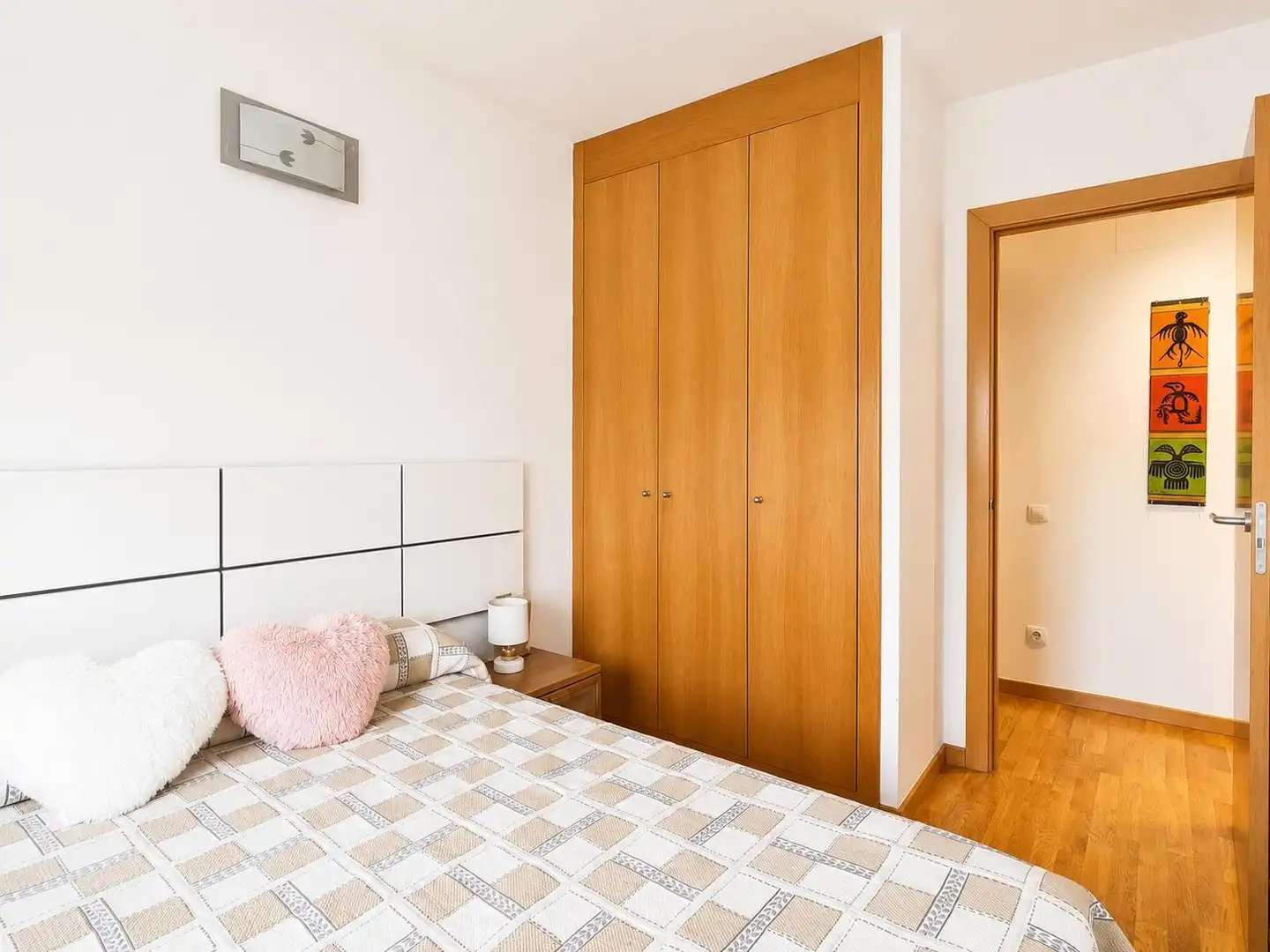 Bedroom of Flat for sale in Sentmenat  with Air Conditioner, Heating and Parquet flooring