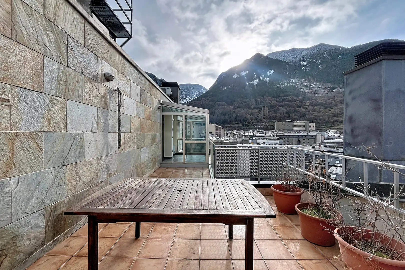Terrace of Attic for sale in Escaldes – Engordany  with Air Conditioner, Heating and Terrace
