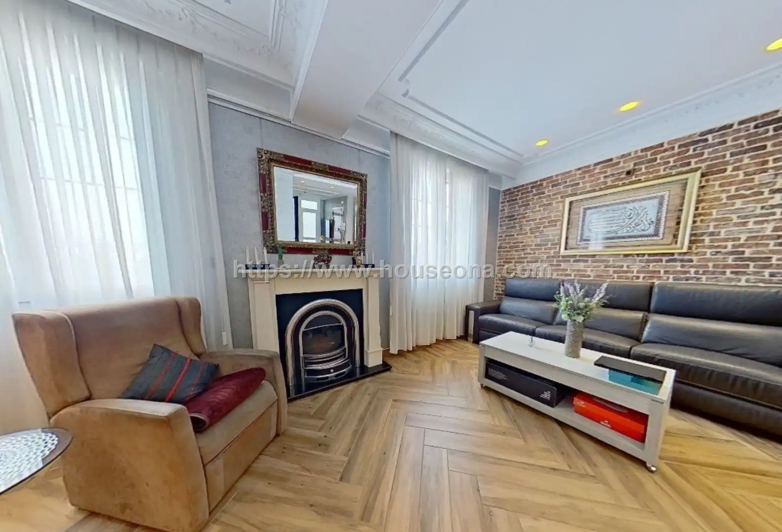 Sala de estar de Piso en venta en Bilbao  con Calefacción y Amueblado