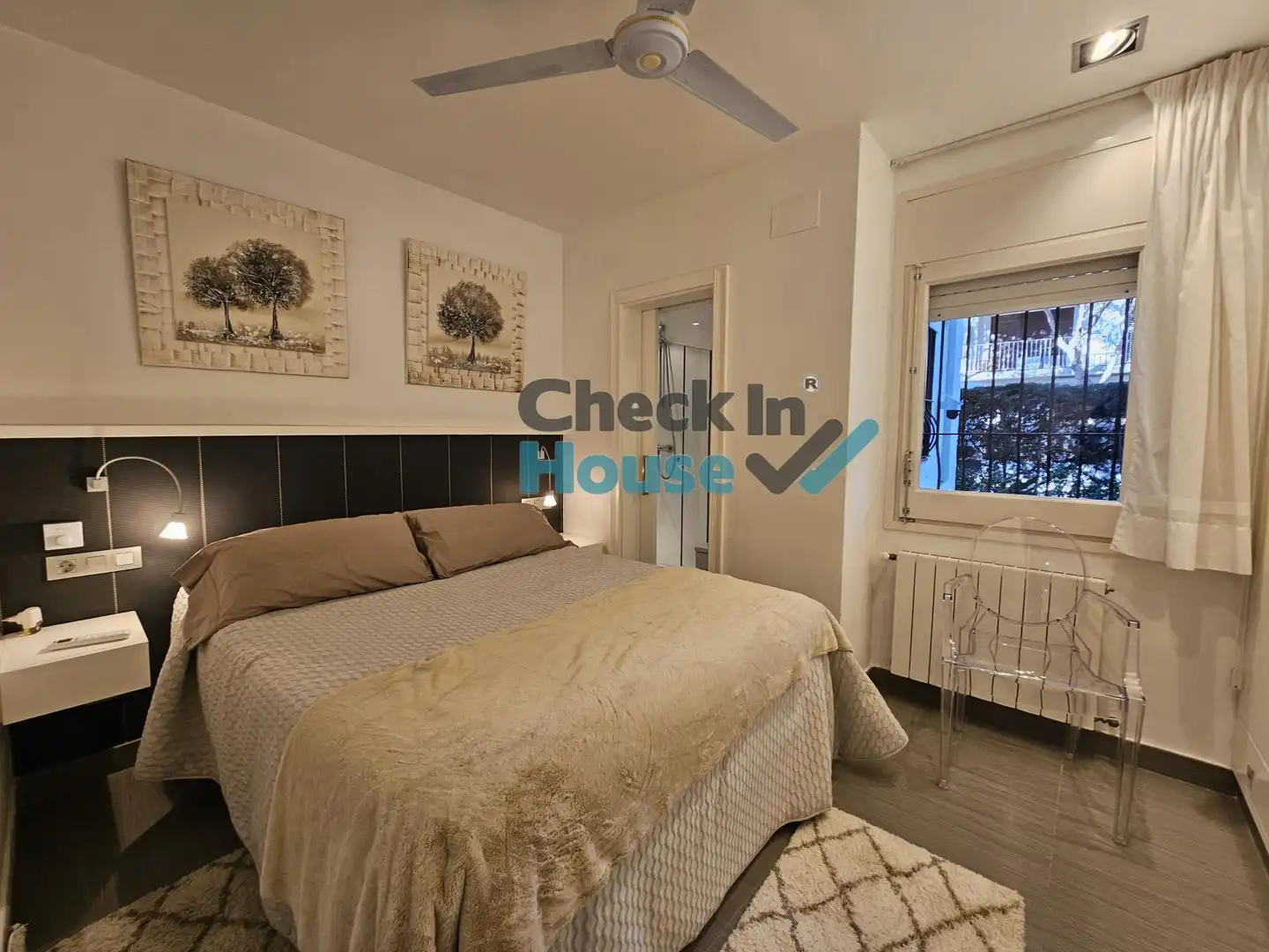 Schlafzimmer von Wohnungen zur Miete in Castell d'Aro, Platja d'Aro i s'Agaró mit Heizung und Privatgarten