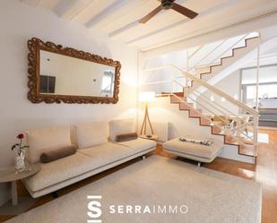 Living room of House or chalet for sale in Vilanova i la Geltrú  with Air Conditioner, Heating and Terrace