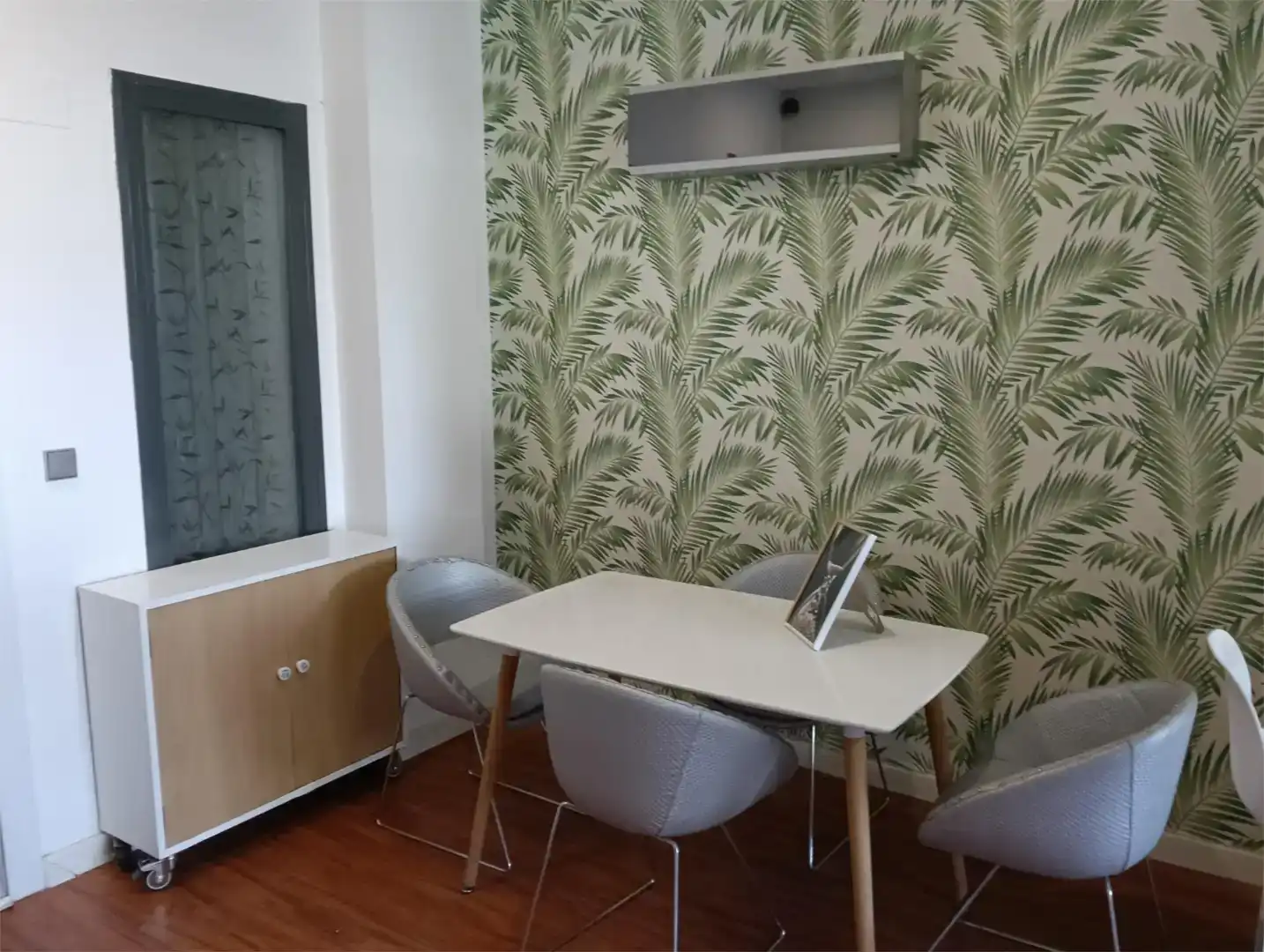 Menjador de Loft per a compartir en Leganés amb Aire condicionat, Traster i Moblat