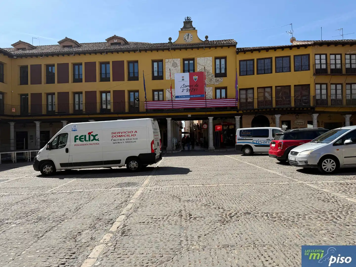 Exterior view of Flat for sale in Tordesillas  with Parquet flooring, Terrace and Furnished