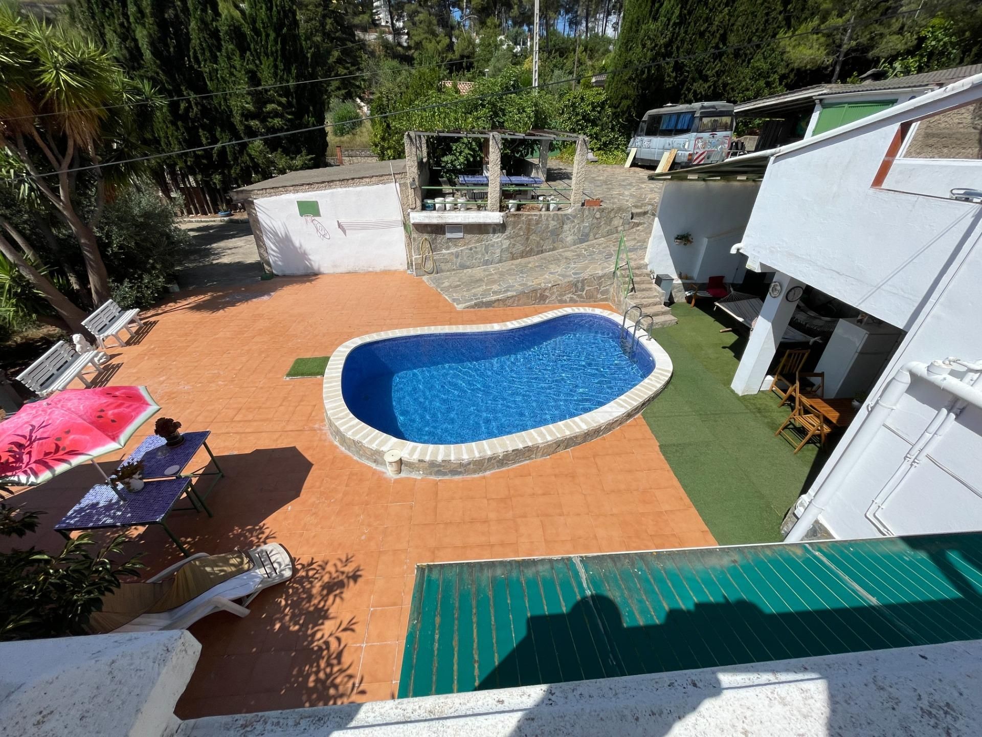 Swimming pool of House or chalet for sale in Cabrera d'Anoia  with Air Conditioner, Heating and Private garden