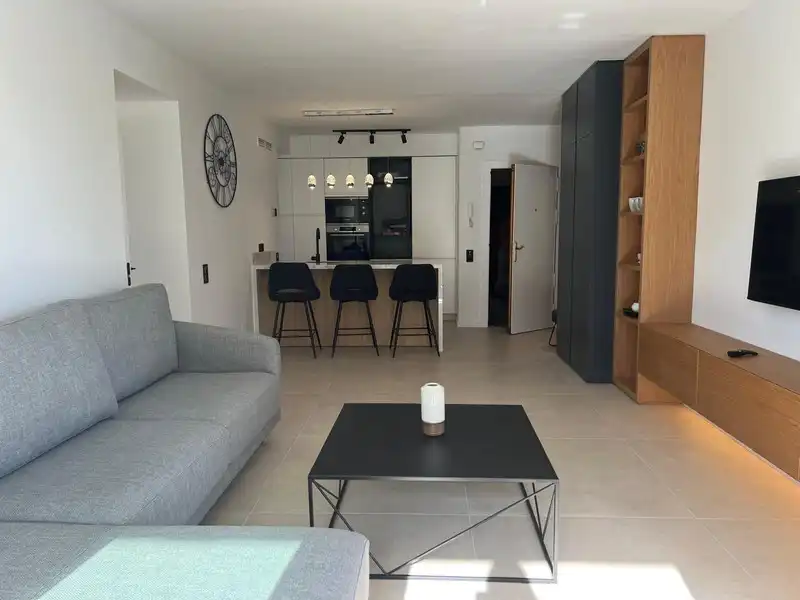 Sala d'estar de Apartament de lloguer en Marbella amb Aire condicionat, Terrassa i Traster