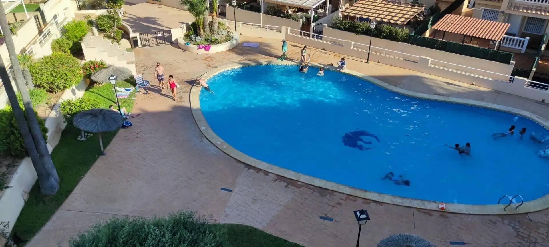 Schwimmbecken von Dachboden zur Miete in Santa Pola mit Möbliert und Gemeinschaftspool