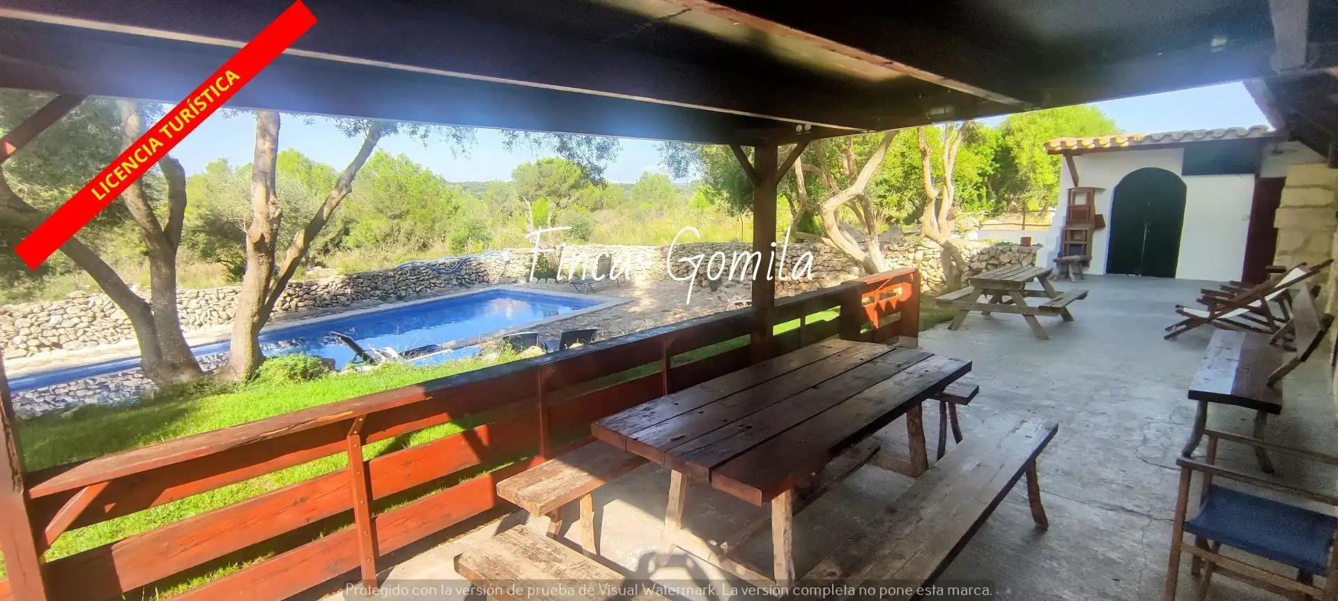 Terrace of Country homes for sale in Alaior  with Swimming Pool