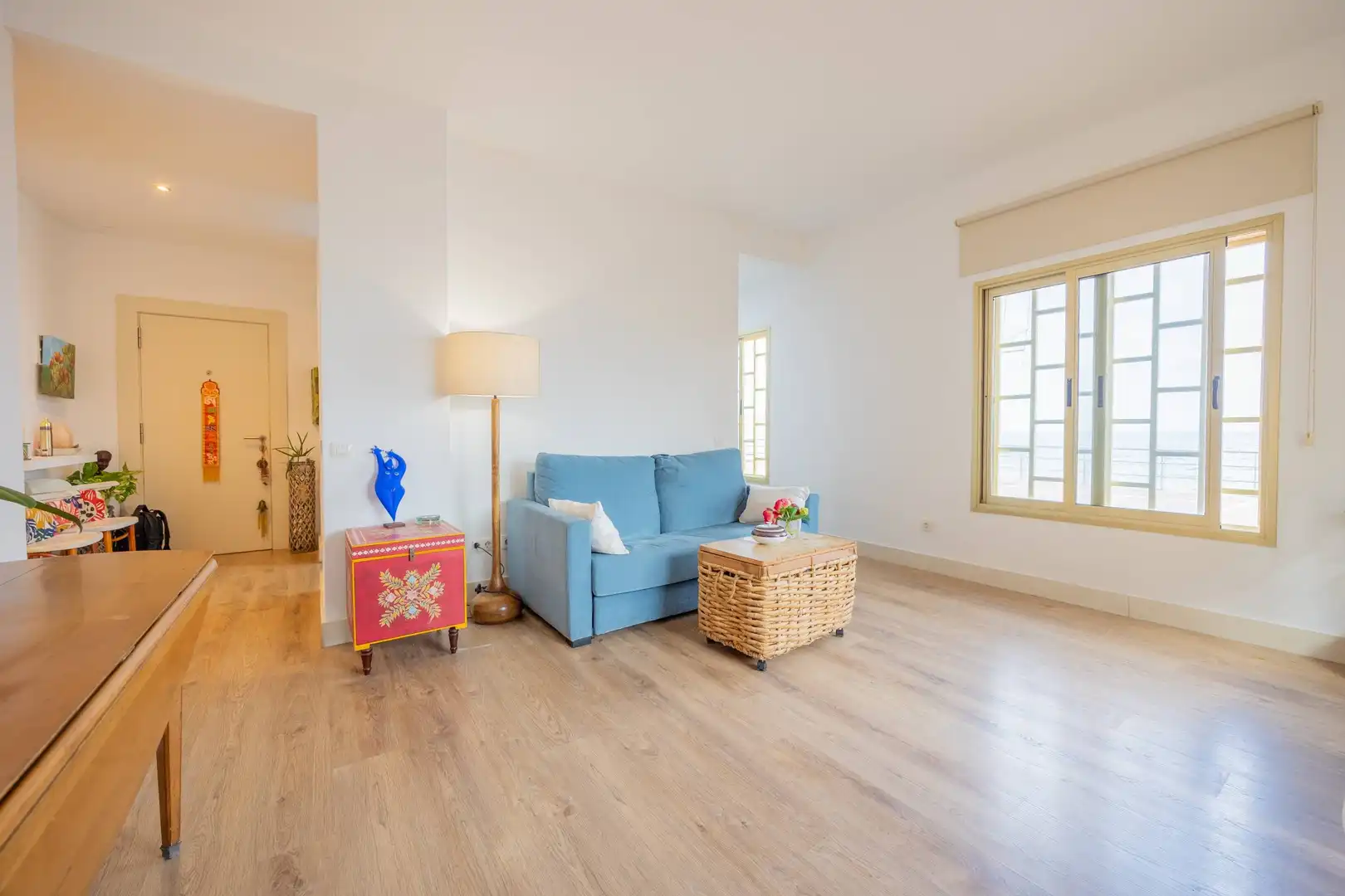 Sala de estar de Apartamento en venta en Las Palmas de Gran Canaria con Trastero, Amueblado y Alarma
