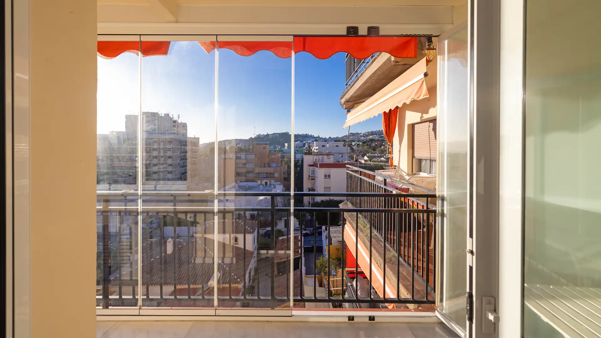 Balcony of Flat for sale in Málaga Capital  with Air Conditioner and Heating