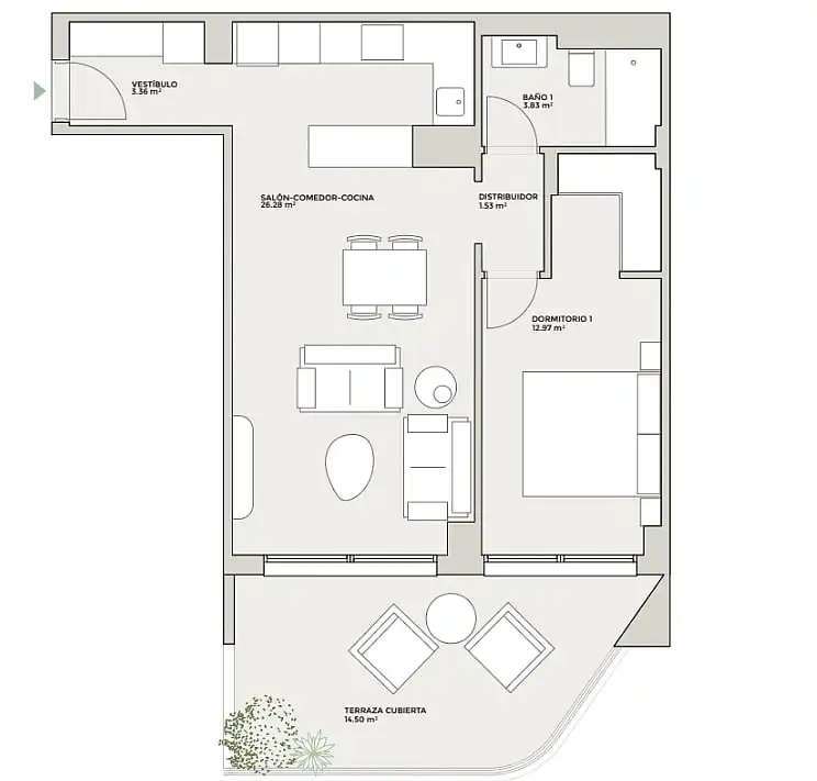 Apartamento con jardín en venta en La Carihuela - Los Nidos, imagen 13