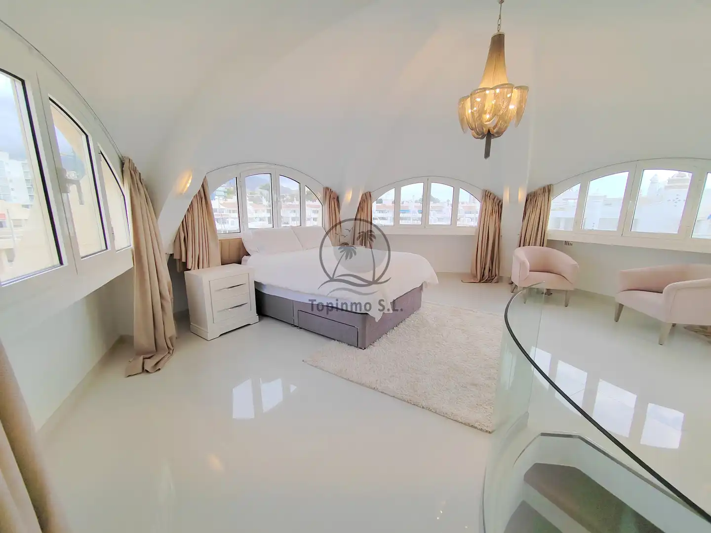 Bedroom of Duplexes for sale in Benalmádena  with Air Conditioner, Heating and Terrace