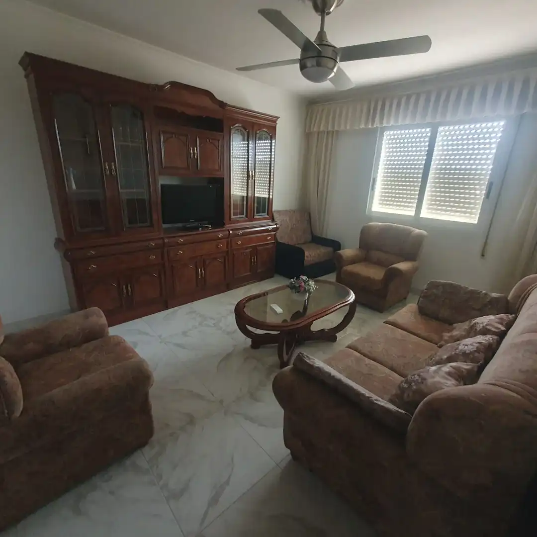 Living room of Flat for sale in Monforte de Lemos  with Heating, Parquet flooring and Terrace