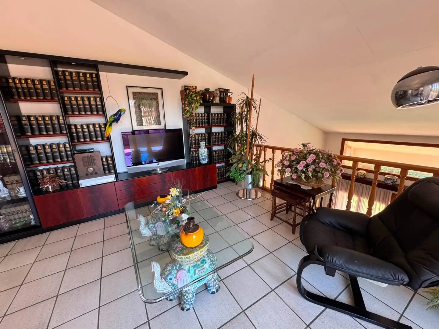 Sala de estar de Casa o chalet en venta en Santa Maria de Palautordera con Aire acondicionado, Calefacción y Jardín privado