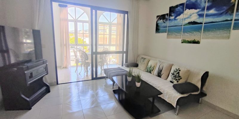 Living room of Flat for sale in Nerja  with Air Conditioner, Furnished and Balcony