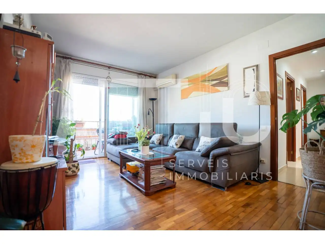 Sala d'estar de Pis en venda en Sabadell amb Aire condicionat, Calefacció i Parquet