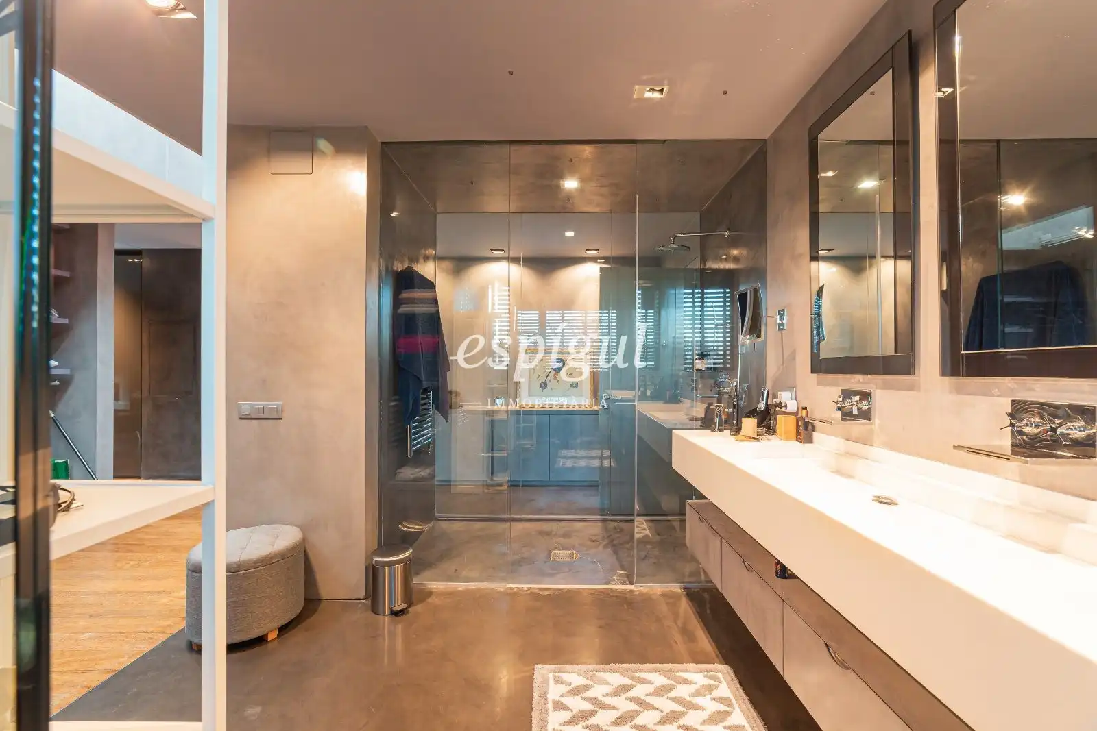 Baño de Casa o chalet en venta en Sant Cugat del Vallès con Aire acondicionado, Parquet y Terraza