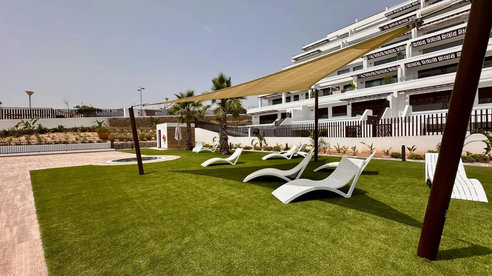 Terrace of Apartments for rent in Finestrat  with Air Conditioner, Heating and Private garden