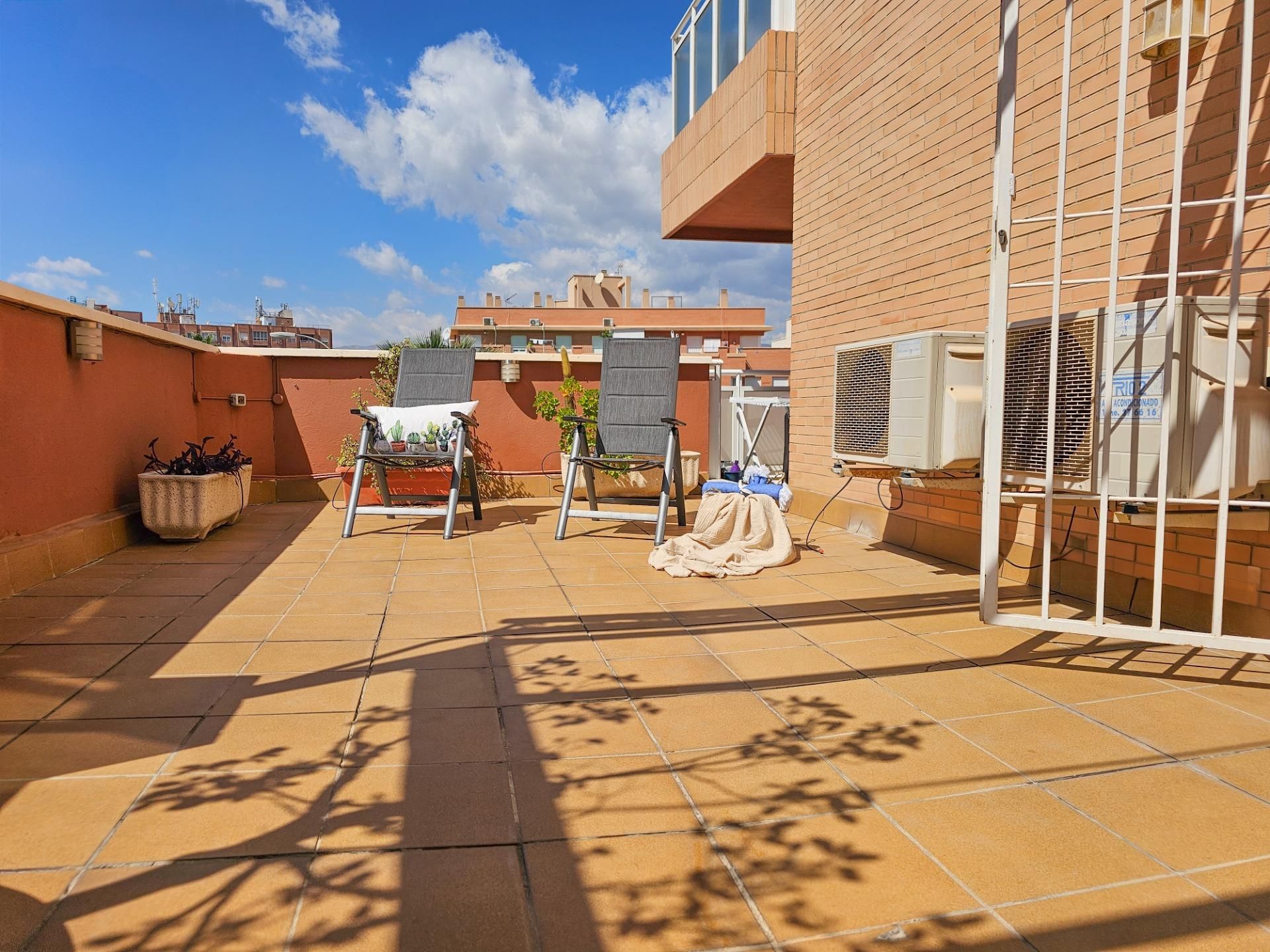 Terrace of Flat for sale in  Almería Capital  with Air Conditioner, Heating and Terrace