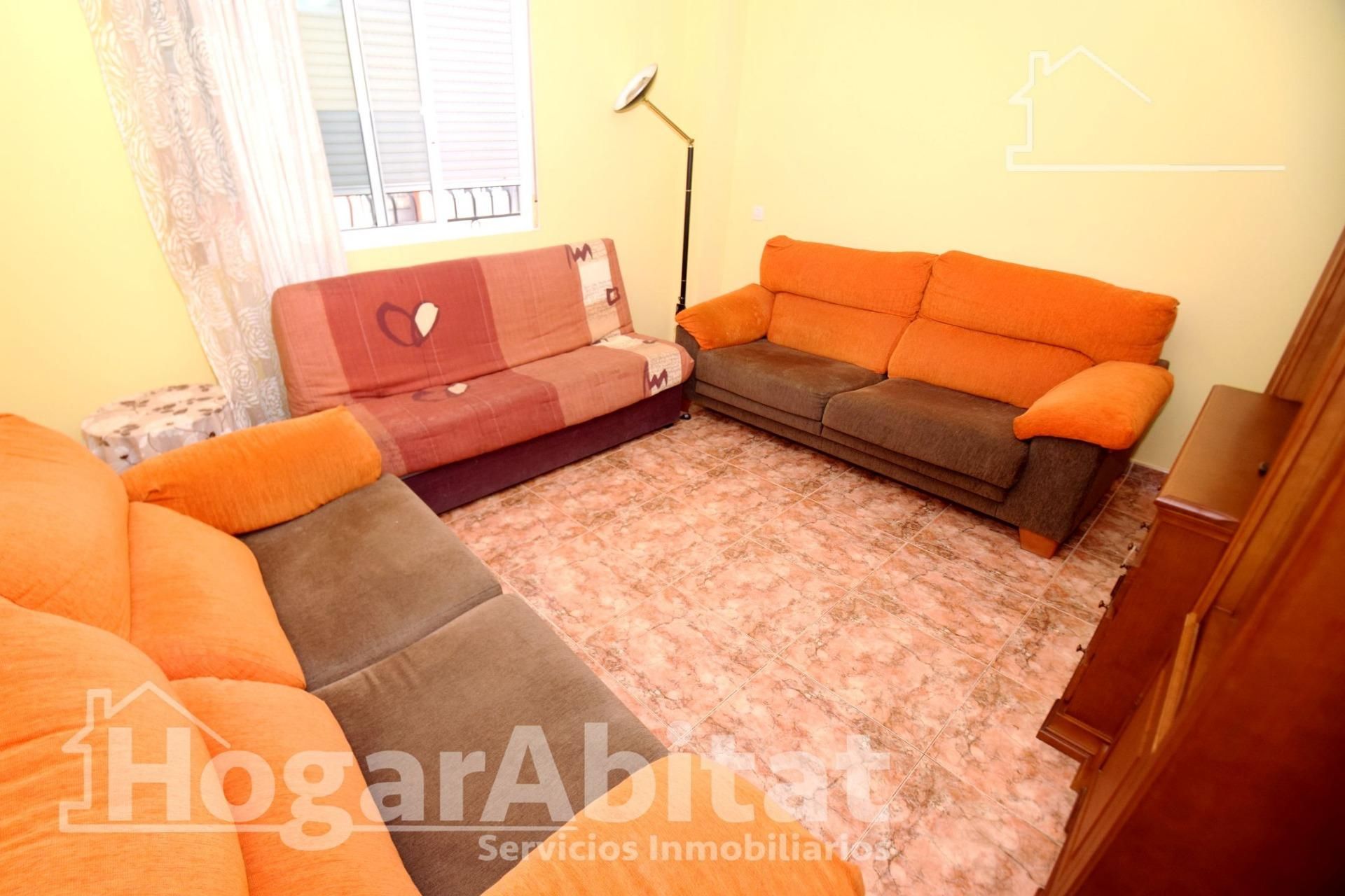 Sala de estar de Piso en venta en Burriana / Borriana con Aire acondicionado y Amueblado