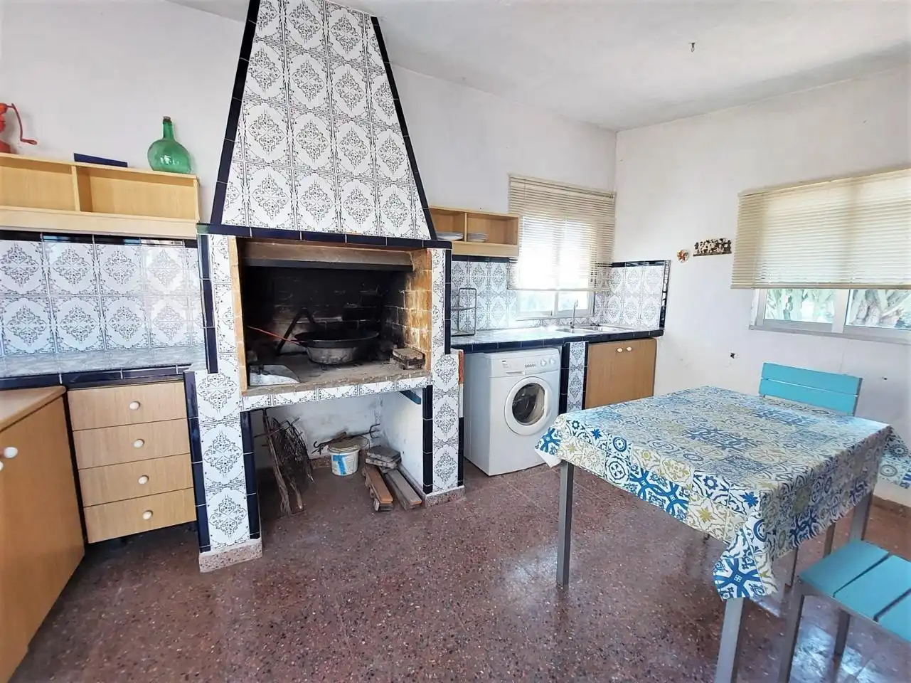 Küche von Wohnung zum Verkauf in Elche / Elx mit Privatgarten, Schwimmbad und Möbliert