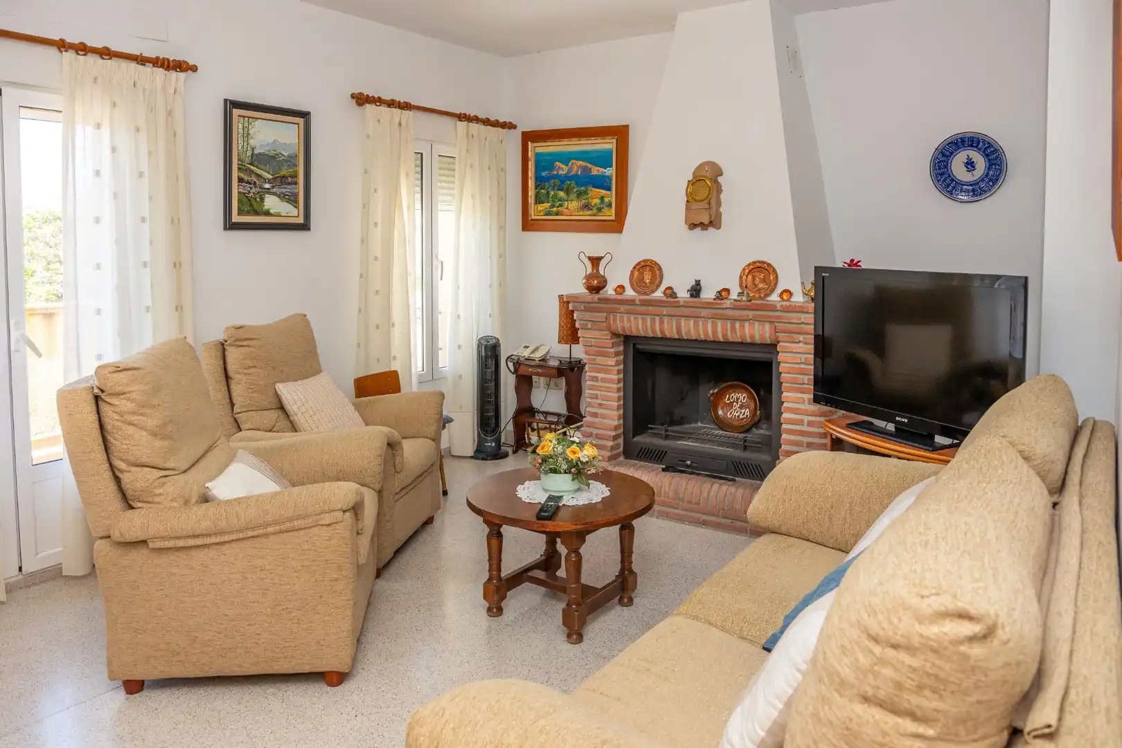 Living room of Houses for sale in Purullena  with Terrace