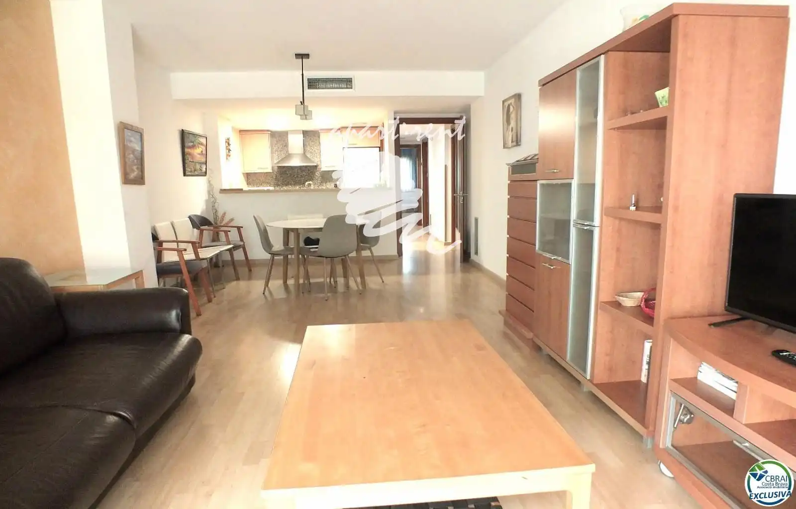 Sala de estar de Piso en venta en Roses con Aire acondicionado, Calefacción y Terraza